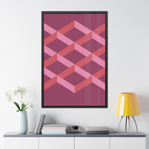 Geometric Framed Poster - Modern Wall Art for Contemporary Decor