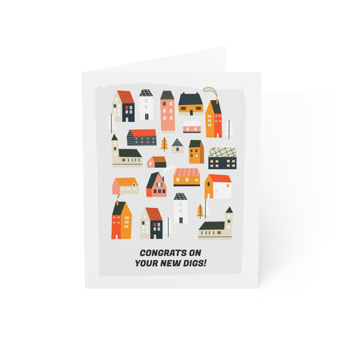 Congrats on your new digs! - Greeting Card