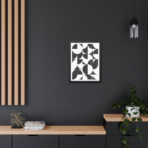 Gridline 3 - Modern Geometric Framed Posters - Stylish Wall Art for Minimalist Decor