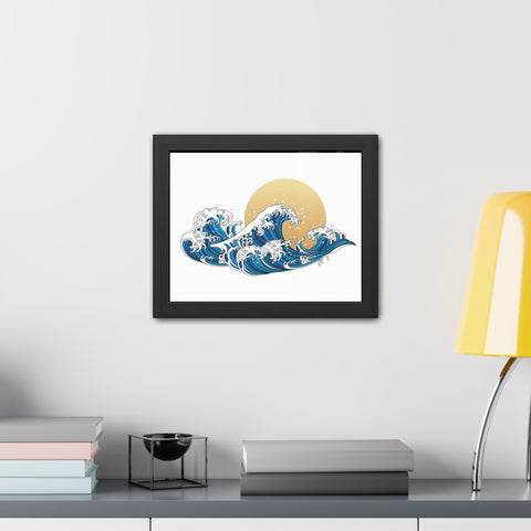 Wavesukan - Framed Print