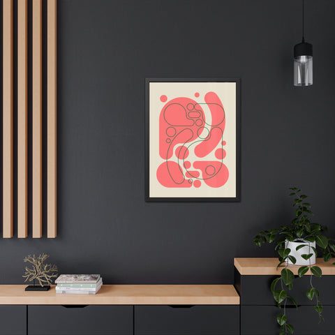 Kinta 4 - Abstract Line Art Framed Posters - Modern Home Decor