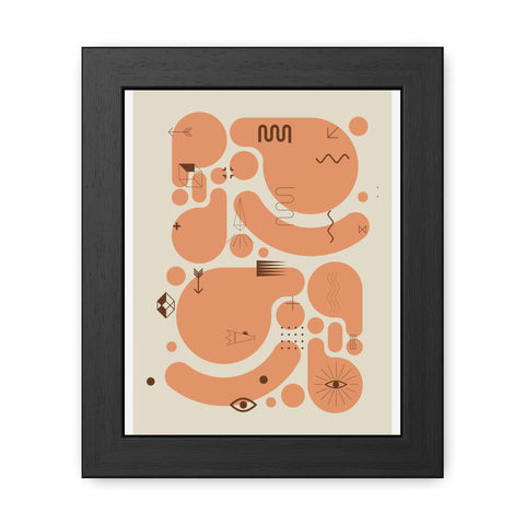 Kinta 1 - Abstract Art Framed Poster | Modern Wall Decor for Home & Office