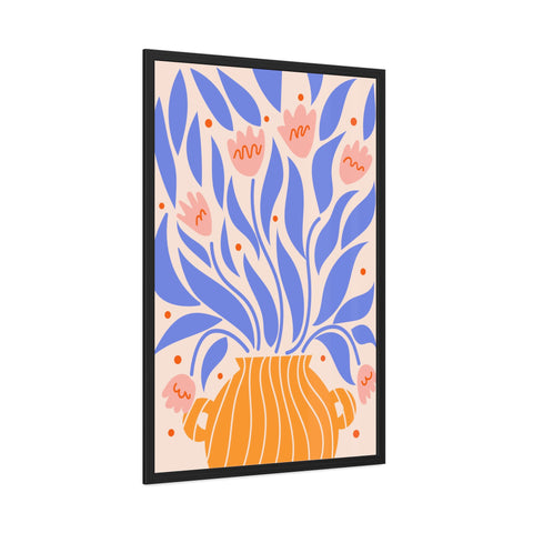 Marinda 1 - Vibrant Floral Framed Poster - Modern Home Decor