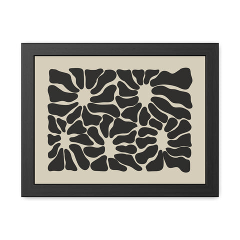 Melancholy 2 - Abstract Framed Poster - Modern Art Wall Decor for Minimalist Spaces