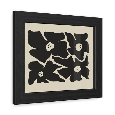 Melancholy 1 - Stylish Floral Framed Poster | Modern Home Decor | Art for Living Room & Bedroom