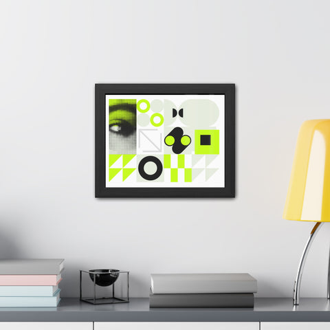 Modern Geometric Framed Poster Art – Eye-Catching Home Decor