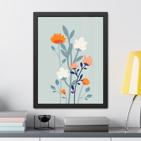 Floral Growth 1 - Framed Poster - Aesthetic Wall Art for Home Decor
