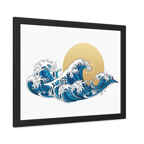Wavesukan - Framed Print