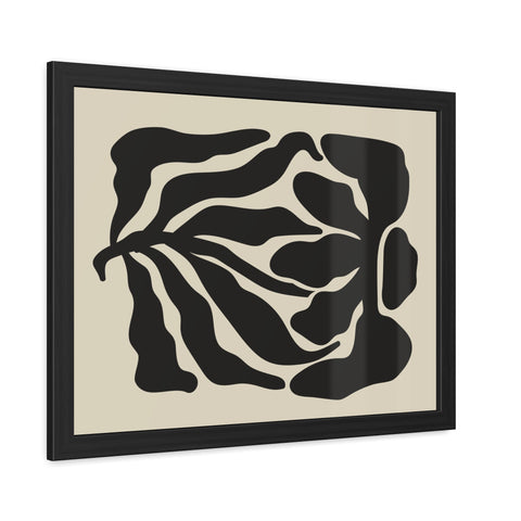 Melancholy 3 - Modern Abstract Framed Poster - Minimalist Wall Art for Home Decor
