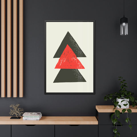 Jonathan 2 - Modern Geometric Framed Poster - Stylish Wall Art for Home Décor