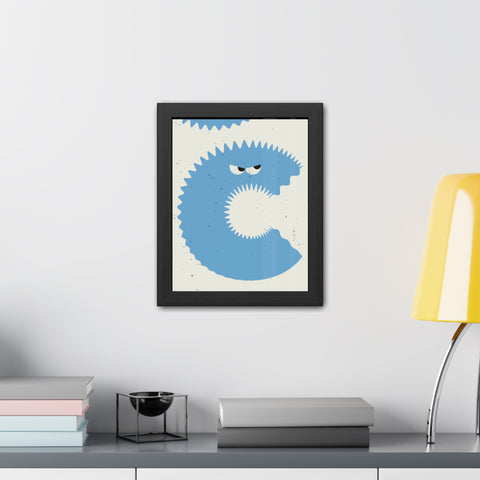 Lettermon C - Whimsical Framed Posters – Unique Wall Art for Fun Spaces