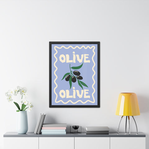 Olive - Framed Poster for Home Decor – Ideal for Kitchen and Dining Spaces