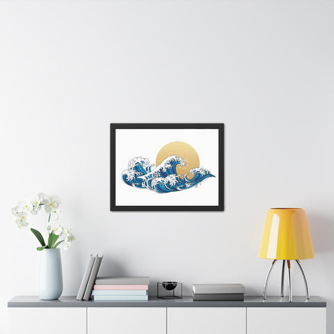 Wavesukan - Framed Print