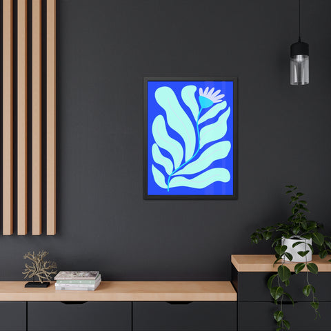Italian Kitch 3 - Vibrant Floral Framed Poster - Modern Botanical Wall Art for Home Decor