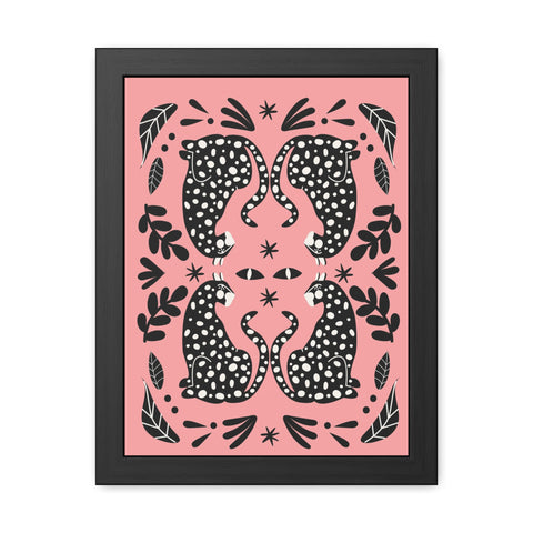 Mirror 2 - Stylish Framed Animal Print Poster - Modern Home Decor