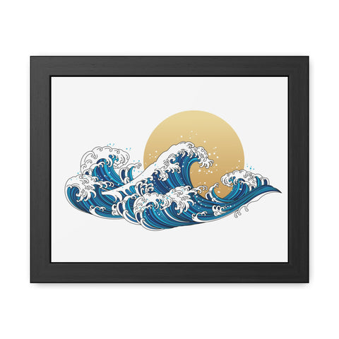 Wavesukan - Framed Print