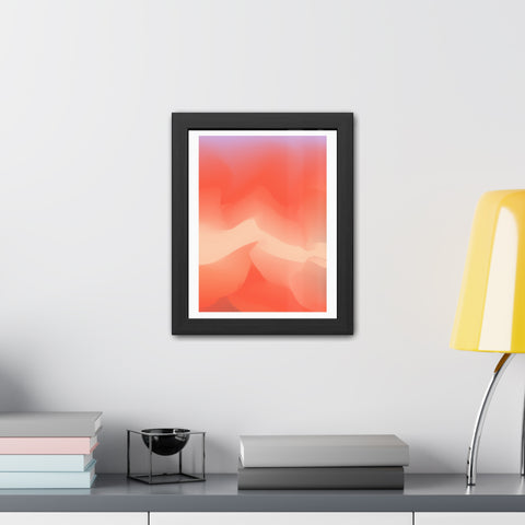 Spiritual 3 - Abstract Sunset Framed Poster - Modern Wall Art for Home Decor