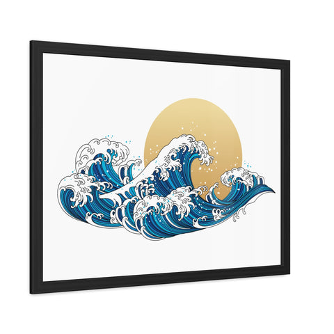 Wavesukan - Framed Print