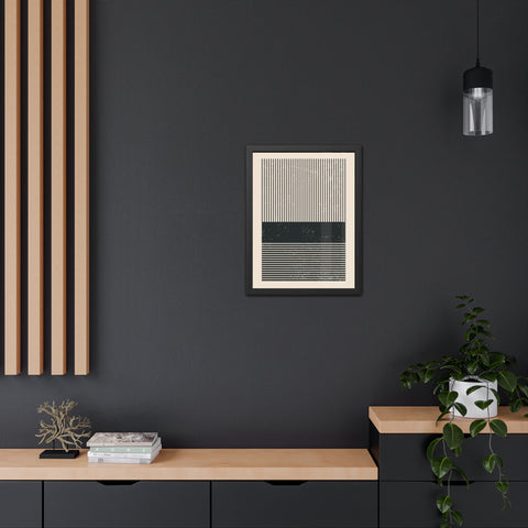 Ink Stamp 5b - Minimalist Framed Poster – Modern Wall Art for Home Decor