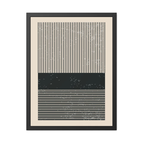 Ink Stamp 5b - Minimalist Framed Poster – Modern Wall Art for Home Decor