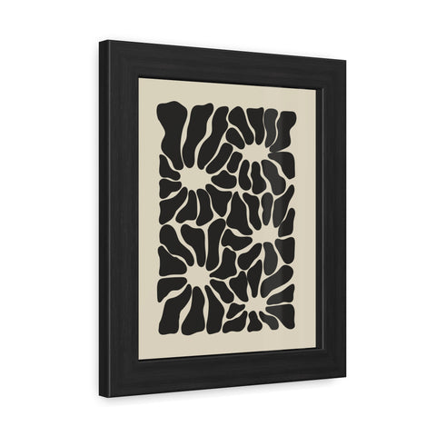 Boho Floral 2 - Abstract Wall Art Framed Posters - Modern Home Decor