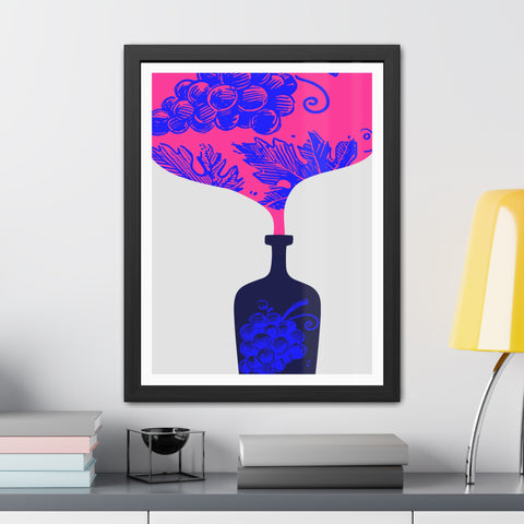 Wine Country 11 - Vibrant Wine-Themed Framed Poster for Home Decor