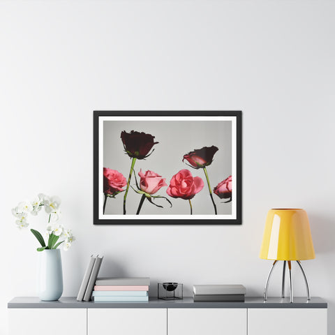 Roses - Elegant Floral Framed Poster | Romantic Home Decor