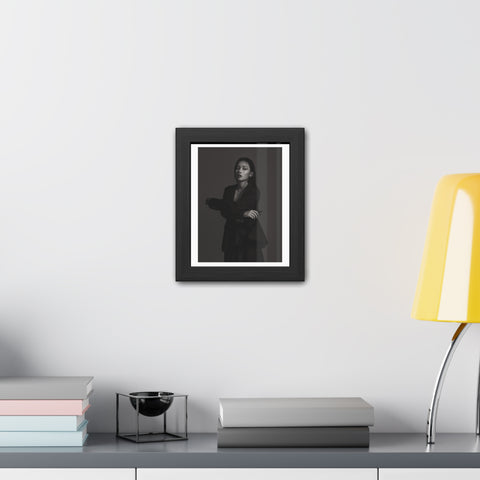 Xiang Sue - Elegant Monochrome Framed Poster - Stylish Wall Art for Modern Decor