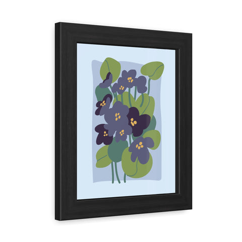 Flowers 4 - Botanical Framed Poster - Floral Art Print for Home Décor