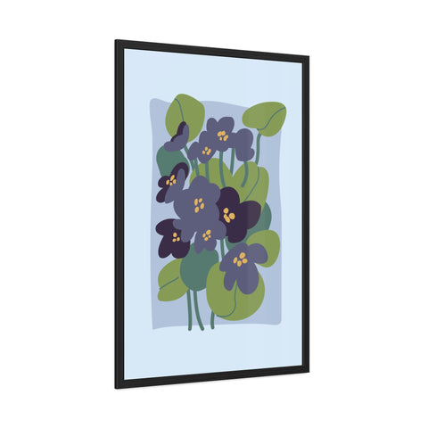 Flowers 4 - Botanical Framed Poster - Floral Art Print for Home Décor