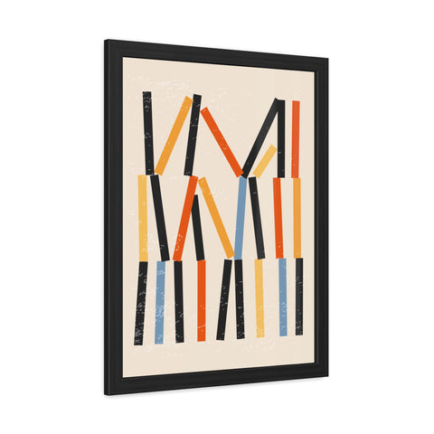 Jarrod 3 - Abstract Framed Poster - Modern Art Wall Decor for Home & Office