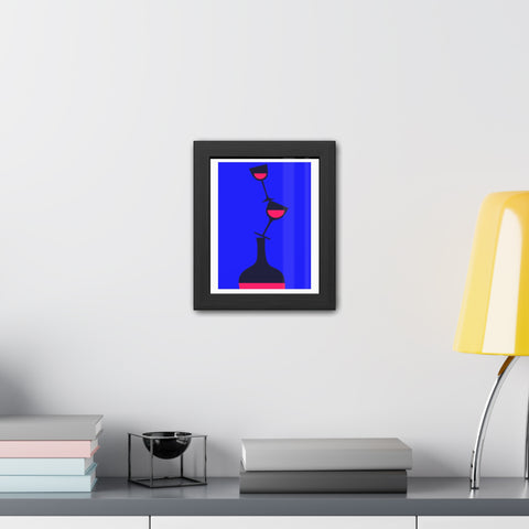 Wine Country 10 - Chic Wine-Themed Framed Poster | Modern Art for Wine Lovers