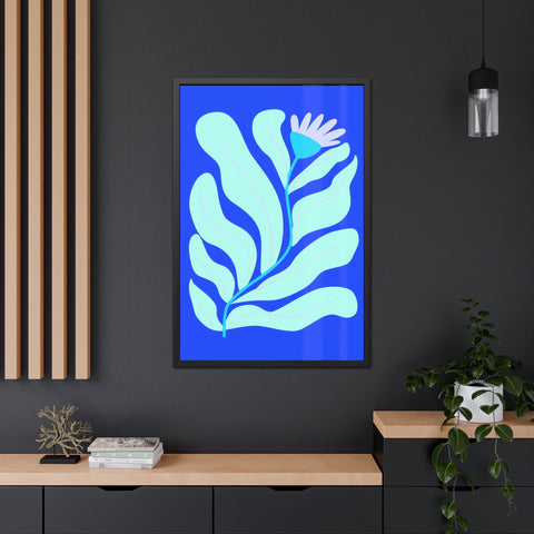 Italian Kitch 3 - Vibrant Floral Framed Poster - Modern Botanical Wall Art for Home Decor