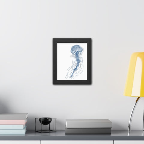 Marine Life 3 - Coastal Crab Framed Poster - Nautical Wall Art for Ocean Lovers, Beach Decor