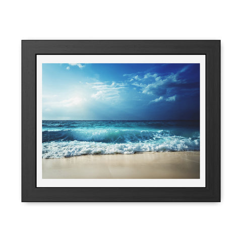 Coastal Lightshift - Framed Poster - Ocean View Wall Art for Beach Lovers