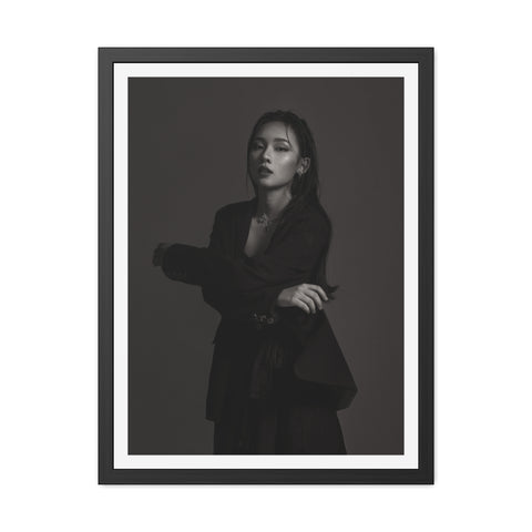 Xiang Sue - Elegant Monochrome Framed Poster - Stylish Wall Art for Modern Decor