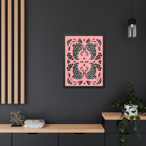 Mirror 2 - Stylish Framed Animal Print Poster - Modern Home Decor
