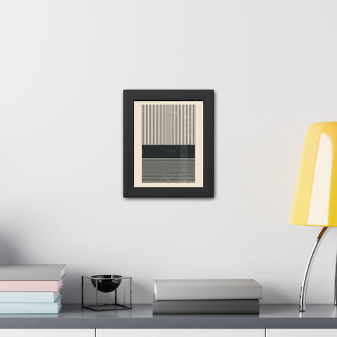Ink Stamp 5b - Minimalist Framed Poster – Modern Wall Art for Home Decor