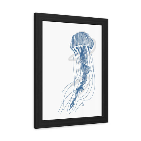 Marine Life 3 - Coastal Crab Framed Poster - Nautical Wall Art for Ocean Lovers, Beach Decor