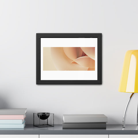 Creese - Elegant Framed Poster - Minimalist Wave Art for Home Decor