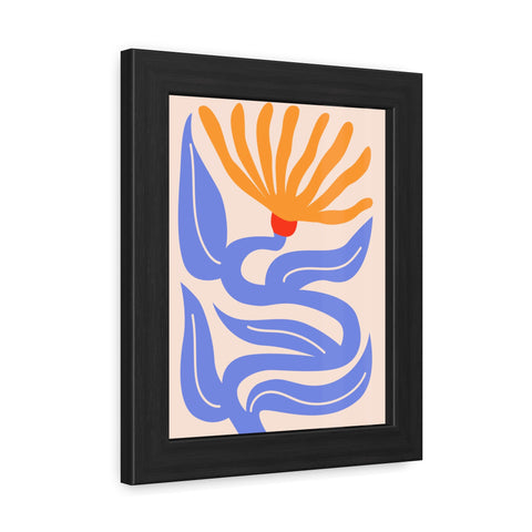 Marinda 4 - Vibrant Floral Framed Poster | Modern Art Decor for Home & Office