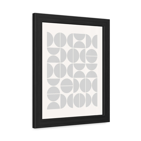 Crown 1 - Minimalist Geometric Framed Poster - Modern Wall Art for Home Decor