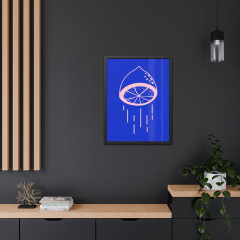 When life gives you lemons 4 - Lemon Drip Framed Poster | Vibrant Wall Art for Home Decor