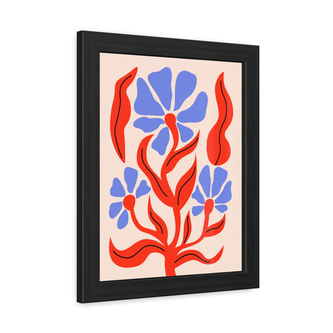 Marinda 7 - Vibrant Floral Art Framed Poster - Modern Home Decor