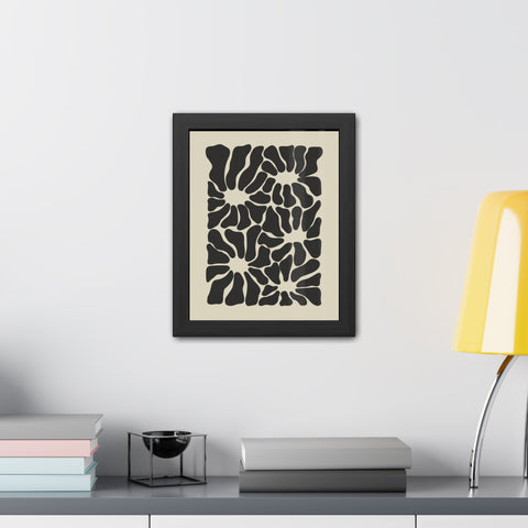 Boho Floral 2 - Abstract Wall Art Framed Posters - Modern Home Decor