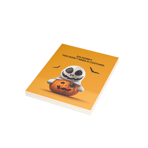 “Oh Honey, You Don't Need a Costume” Halloween Greeting Card — Halloween / Holiday Greeting Card - Illustrated, Funny, Snarky, Modern