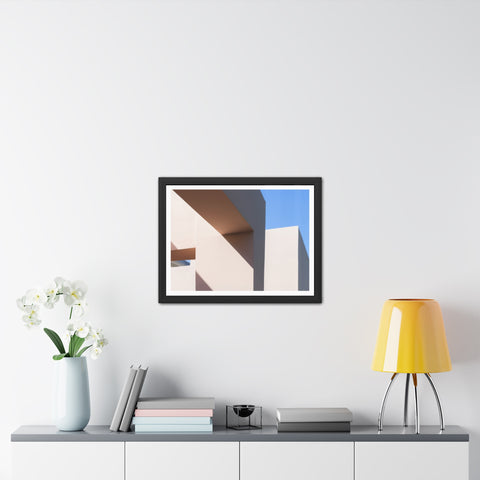 Light and Shadow - Modern Framed Poster – Abstract Architectural Design for Home Decor