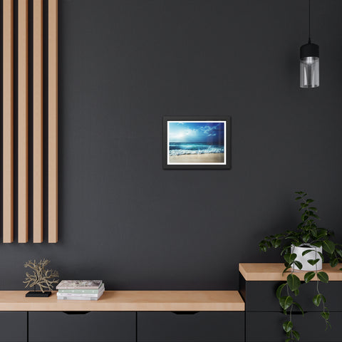 Coastal Lightshift - Framed Poster - Ocean View Wall Art for Beach Lovers