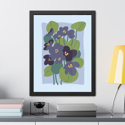Flowers 4 - Botanical Framed Poster - Floral Art Print for Home Décor