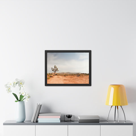 Coachella Valley - Desert Landscape Framed Poster - Serene Wall Art for Home & Office